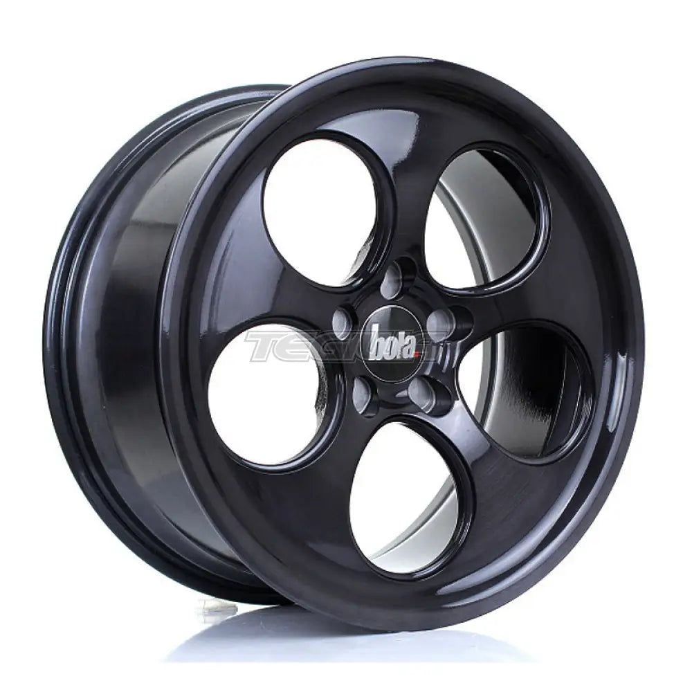 BOLA B5 Alloy Wheel 18x8.5 5x127 ET40 To 45 72.6mm CB Black Brushed Polished Face