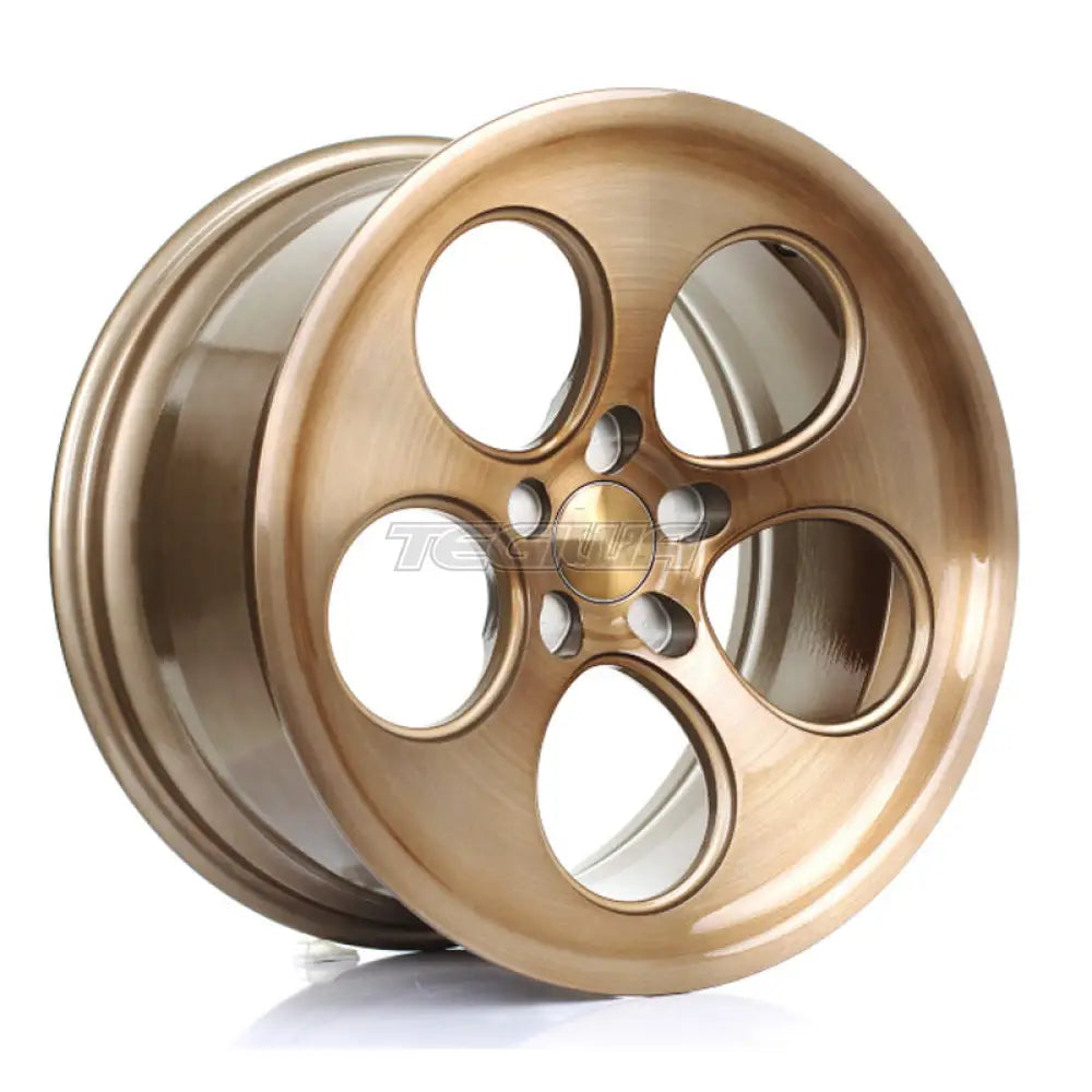 BOLA B5 Alloy Wheel 18x9.5 5x114 ET40 To 45 72.6mm CB Bronze Brushed Polished Face