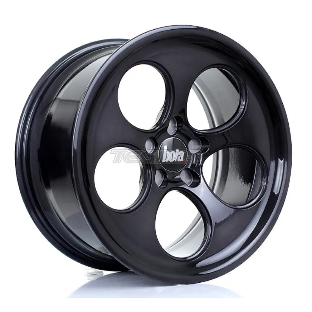 BOLA B5 Alloy Wheel 18x9.5 5x118 ET40 To 45 72.6mm CB Black Brushed Polished Face