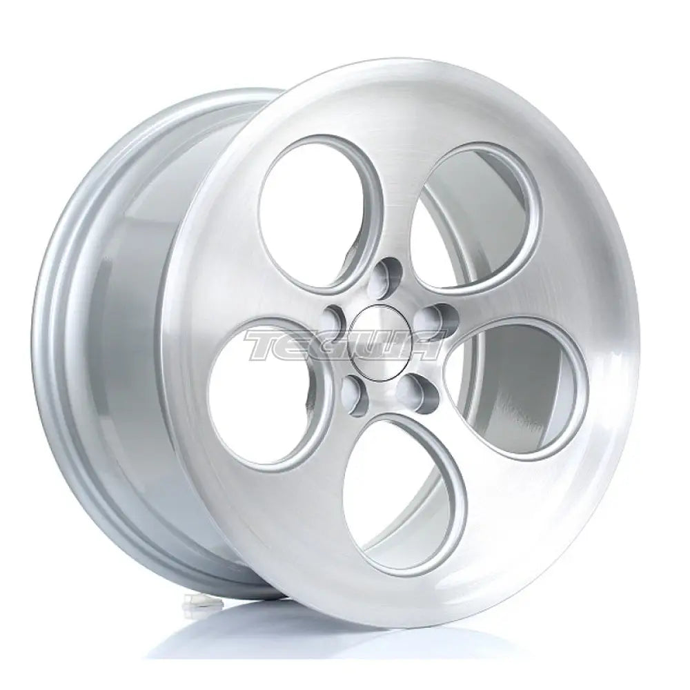 BOLA B5 Alloy Wheel 18x9.5 5x120 ET40 To 45 72.6mm CB Silver Brushed Polished Face