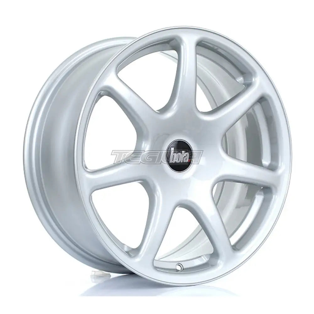 BOLA B7 Alloy Wheel 17x7.5 4x100 ET40 To 45 72.6mm CB Silver