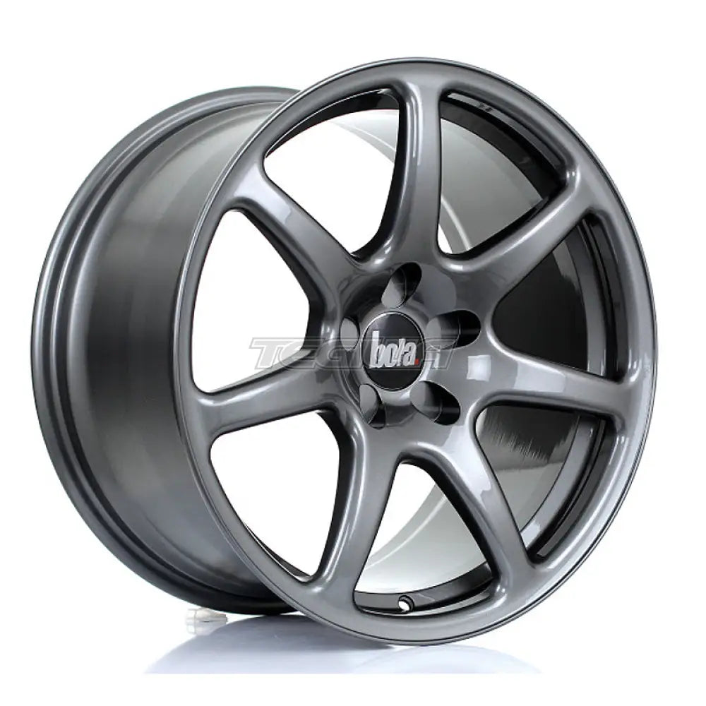 BOLA B7 Alloy Wheel 18x9.5 5x128 ET25 To 45 72.6mm CB Gloss Gunmetal