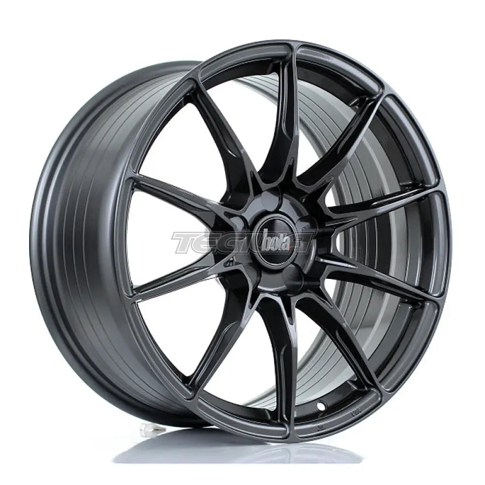 BOLA FLB Alloy Wheel 18x8.5 5x112 ET25 To 45 72.6mm CB Gloss Gunmetal