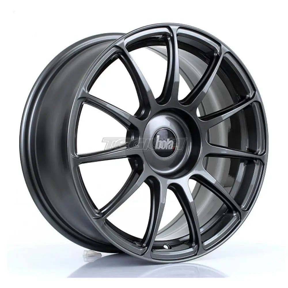 BOLA VST Alloy Wheel 17x7.5 4x100 ET40 To 45 72.6mm CB Gloss Gunmetal