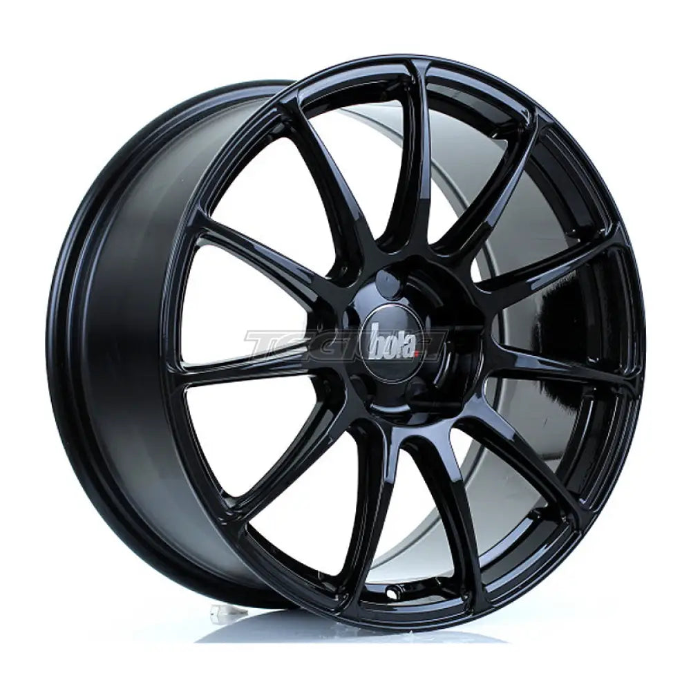 BOLA VST Alloy Wheel 18x8 5x108 ET40 To 45 72.6mm CB Gloss Black