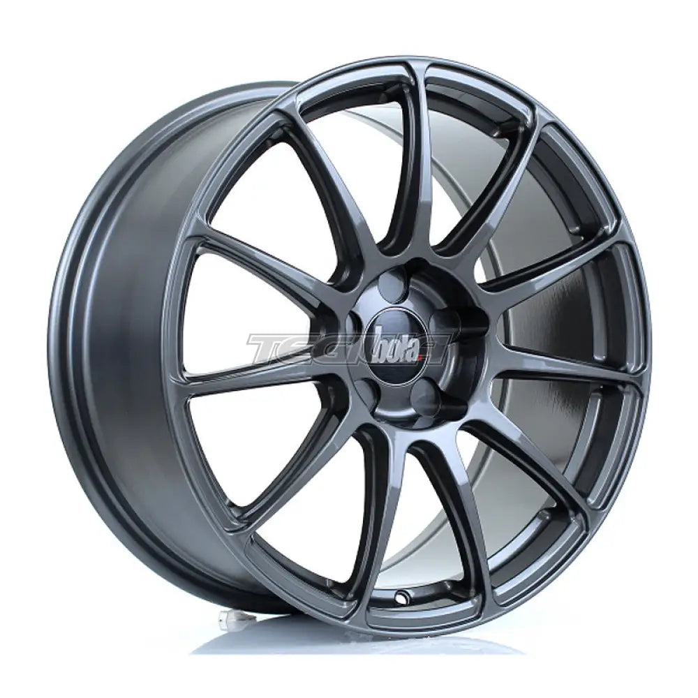 BOLA VST Alloy Wheel 18x8 5x112 ET40 To 45 72.6mm CB Gloss Gunmetal