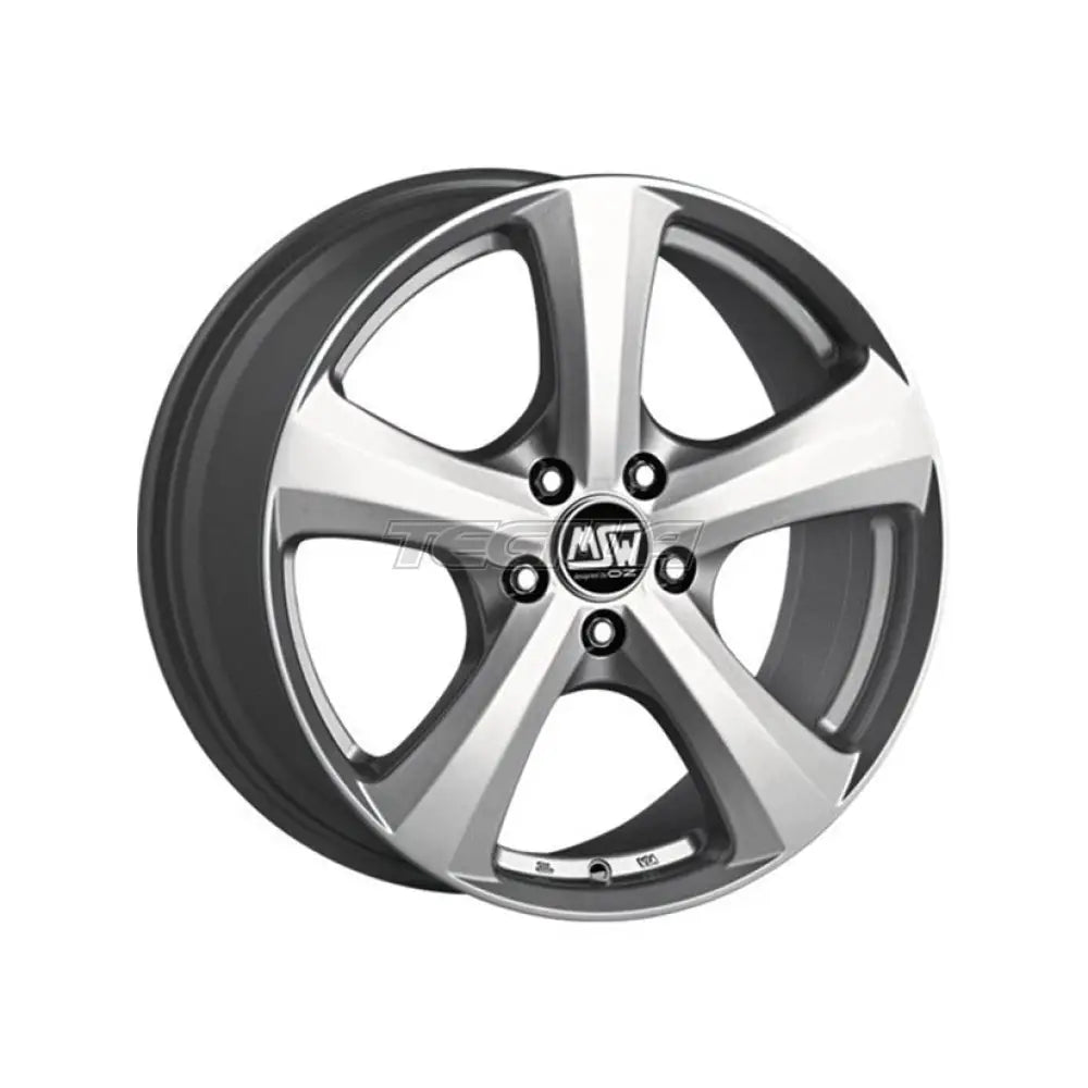 MSW All Season 19 W Alloy Wheel 16x7 ET45 5x100 Full Silver 56.1mm CB