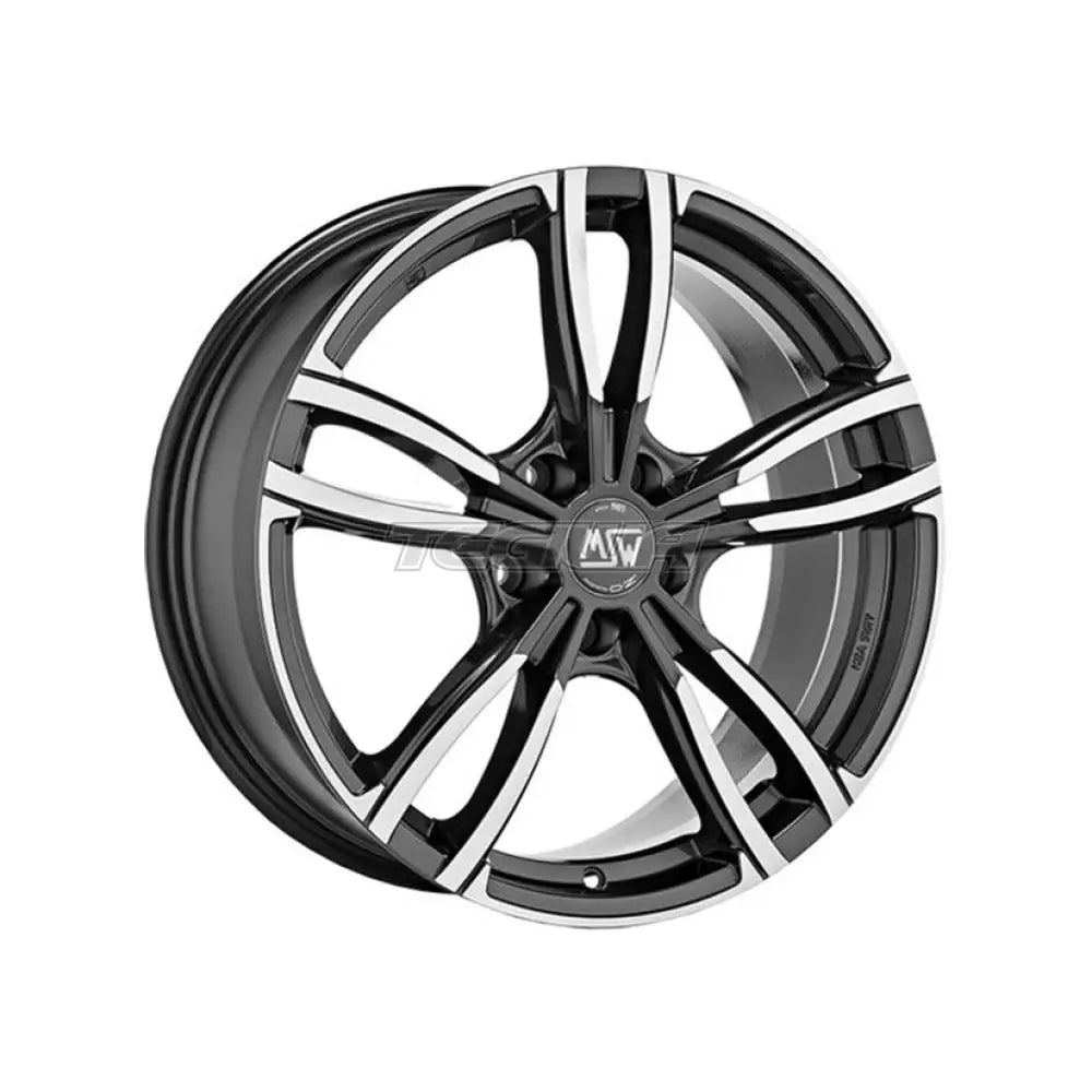 MSW Avantgarde 73 Alloy Wheel 17x7.5 ET32 5x120 Gloss Dark Grey Full Polished 72.6mm CB