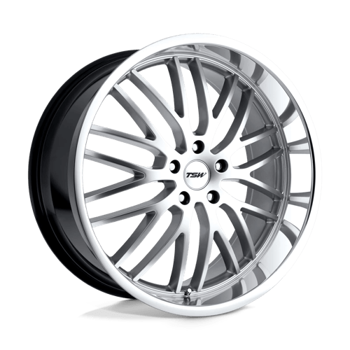TSW SNETTERTON Alloy Wheel 20x8.5 ET20 5x114 Hyper Silver With Mirror Cut Lip 76.1mm CB