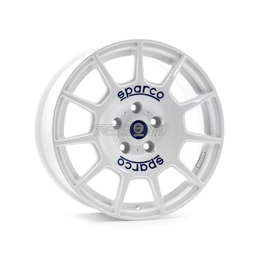 SPARCO Sparco Terra Alloy Wheel 16x7 ET45 5x114.3 White Blue Lettering 73mm CB