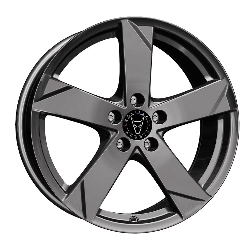 Wolfrace Eurosport TUV Kodiak Alloy Wheel 15x6 ET38 5x100 Graphite 57.1mm CB