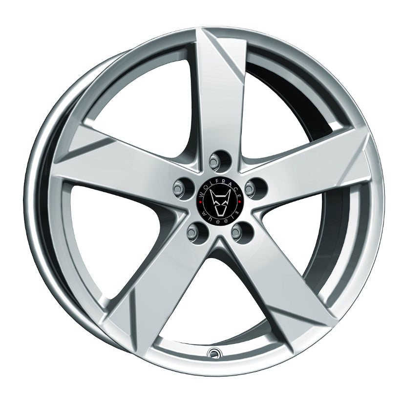Wolfrace Eurosport TUV Kodiak Alloy Wheel 16x6.5 ET41 5x115 Polar Sillver 70.2mm CB