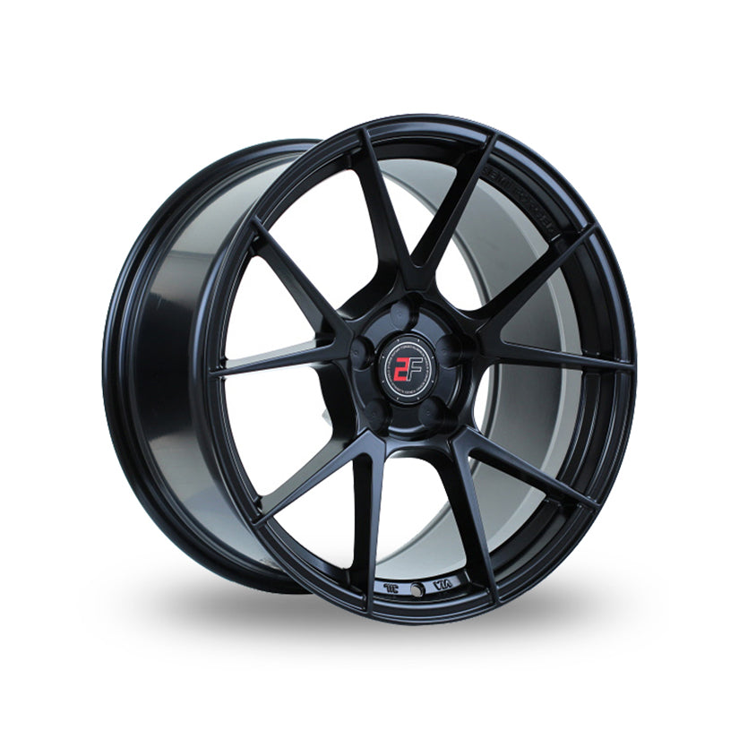 2FORGE ZF6 Alloy Wheel 18x8 ET0 to 45 5x110 Matt Black 72.6mm CB