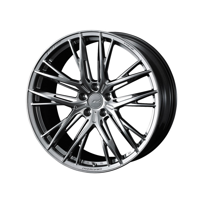 F Zero FZ-5 Alloy Wheel 18x8 5x114.3 ET43 Diamond Black 73mm CB