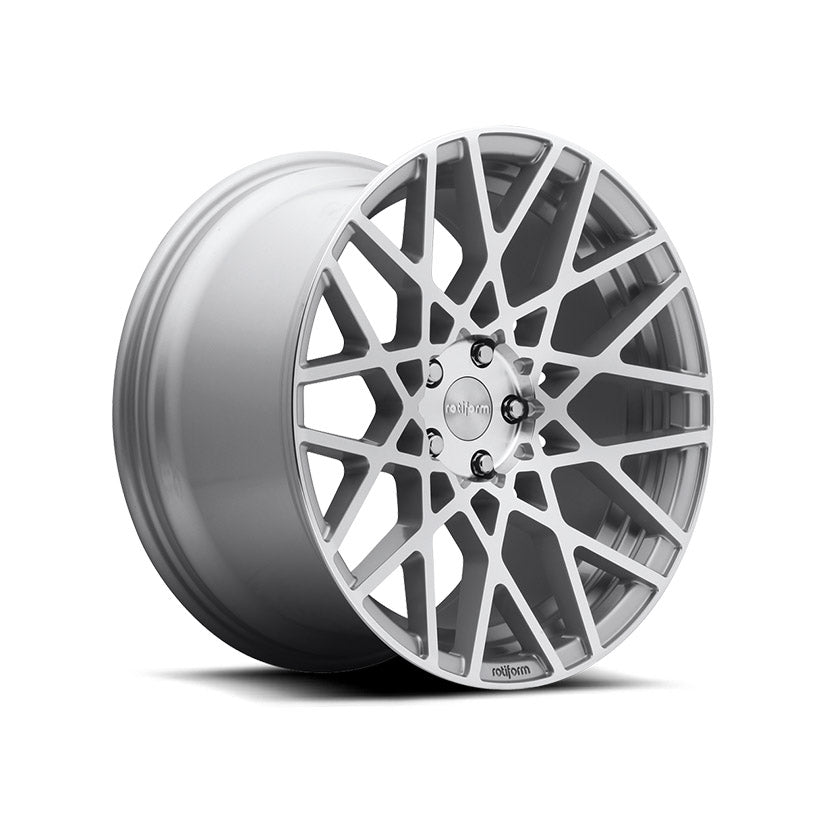 Rotiform BLQ Alloy Wheel 18x8.5 ET35 5x112 Gloss Silver Machined Face 66.56mm CB