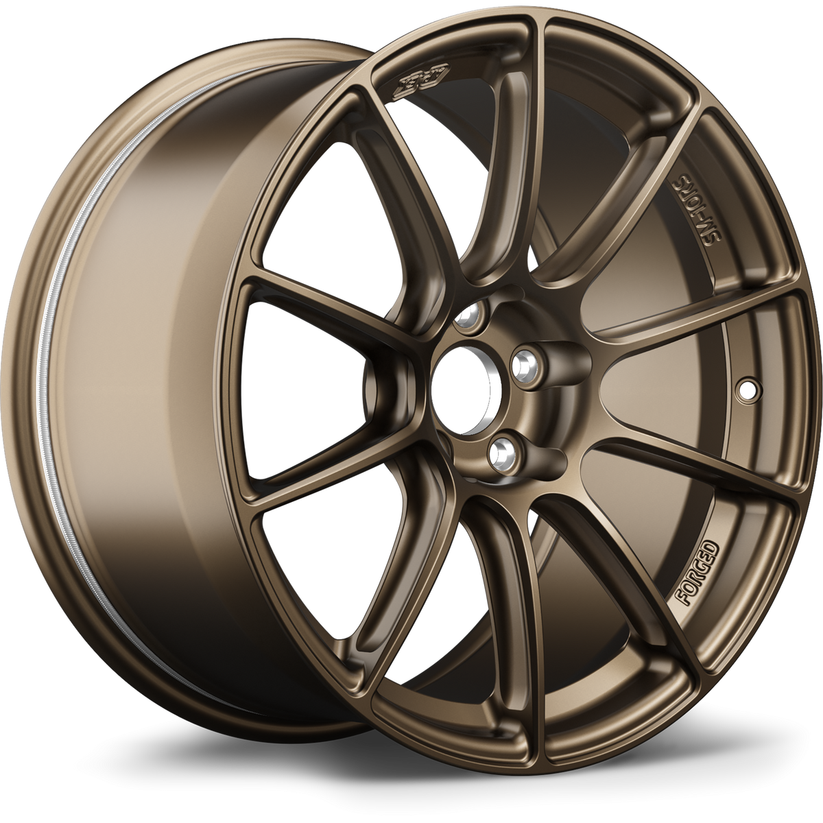 Apex SM-10RS Alloy Wheel 17x9.5 ET51 5x114.3 70.1mm CB Satin Bronze