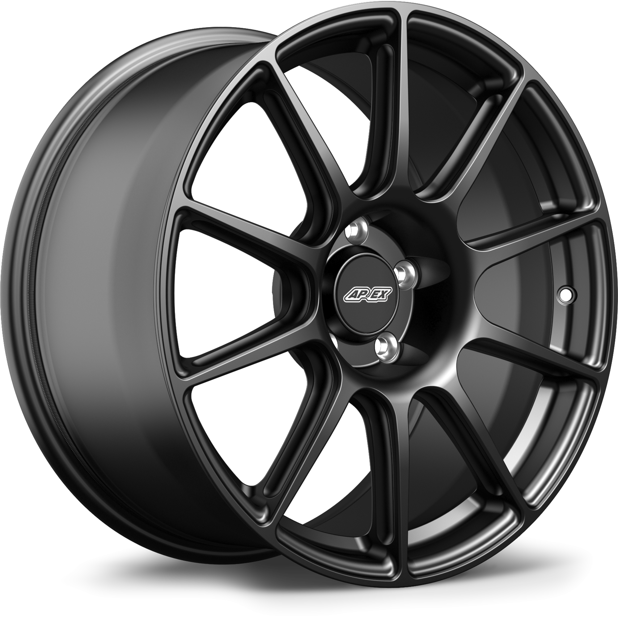 Apex SM-10 Alloy Wheel 18x8.5 ET43 5x112 Satin Black 57.1mm CB