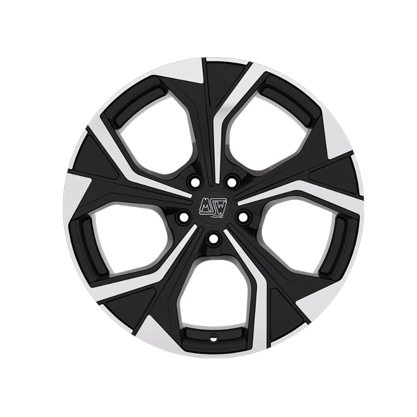 MSW Urban Cross 43 Alloy Wheel 20x8.5 ET30 5x114.3 Gloss Black Full Polished 73mm CB