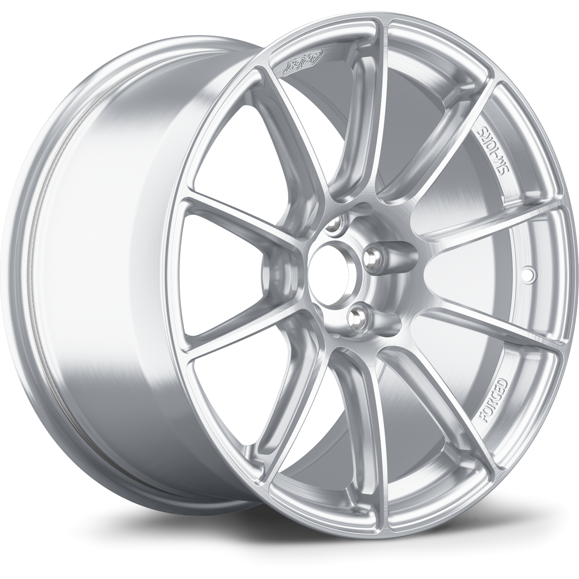 Apex SM-10RS Forged Alloy Wheel 17x8.5 ET23 5x114.3 Brushed Clear 60.1mm CB