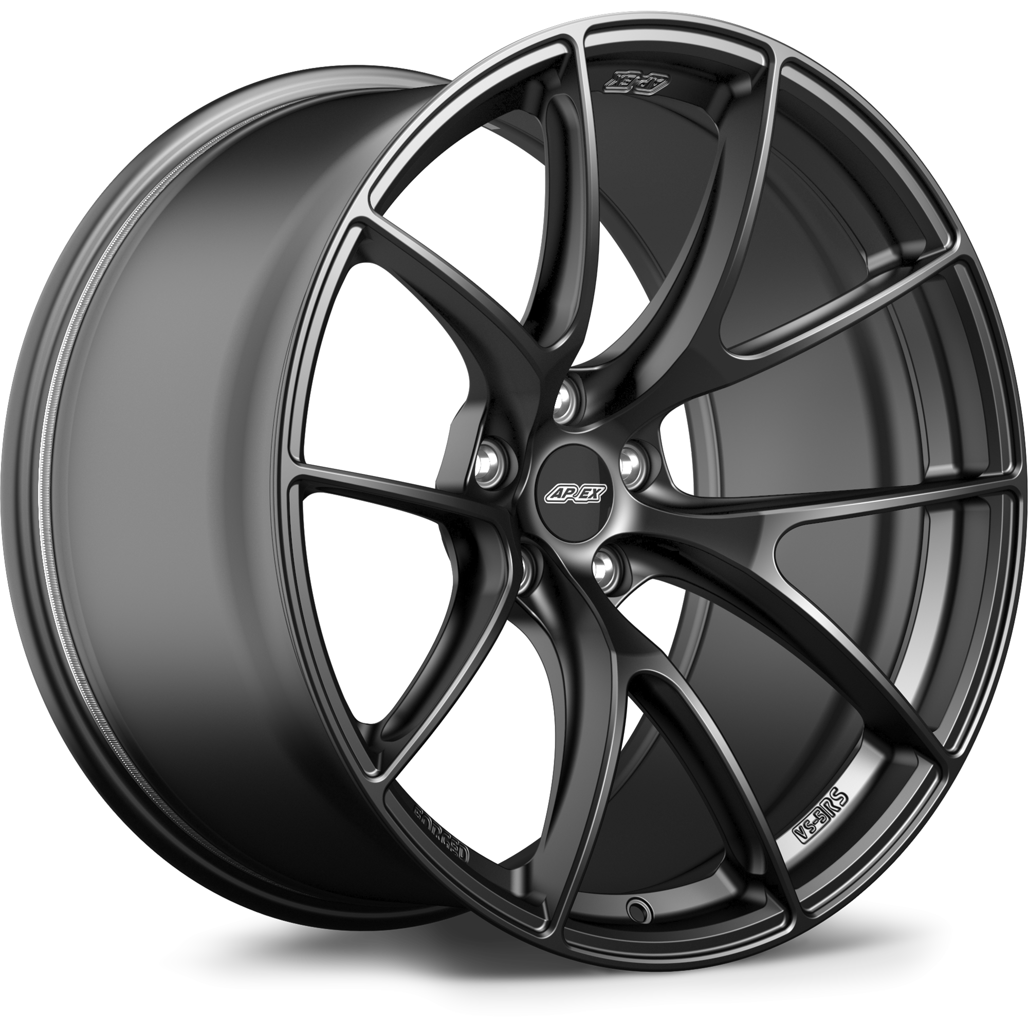 Apex VS-5RS Forged Alloy Wheel 20x10 ET8 5x112 Satin Black 66.6mm CB