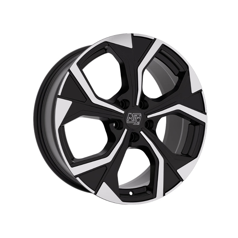 MSW Urban Cross 43 Alloy Wheel 19x7 ET45 5x114.3 Gloss Black Full Polished 67.1mm CB