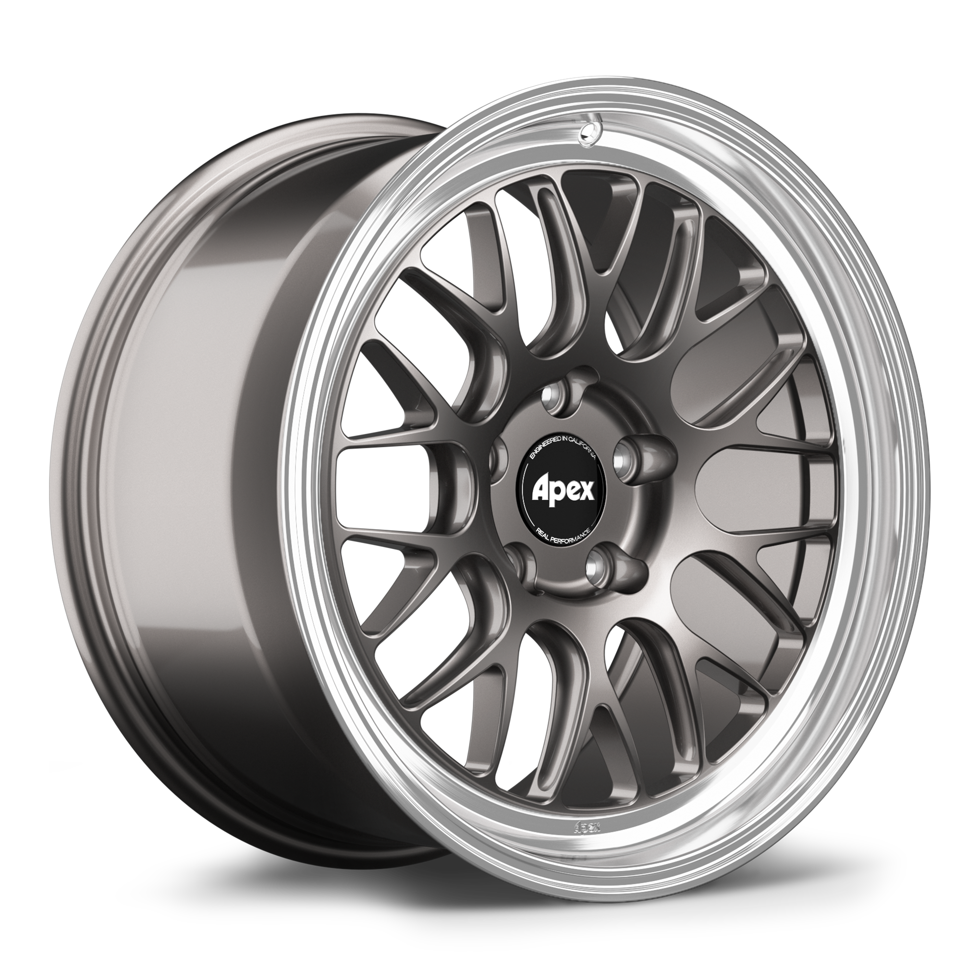 Apex ML-10RT Forged Alloy Wheel 18x10 ET32 5x120.65 Anthracite - Machined Lip 70.3mm CB
