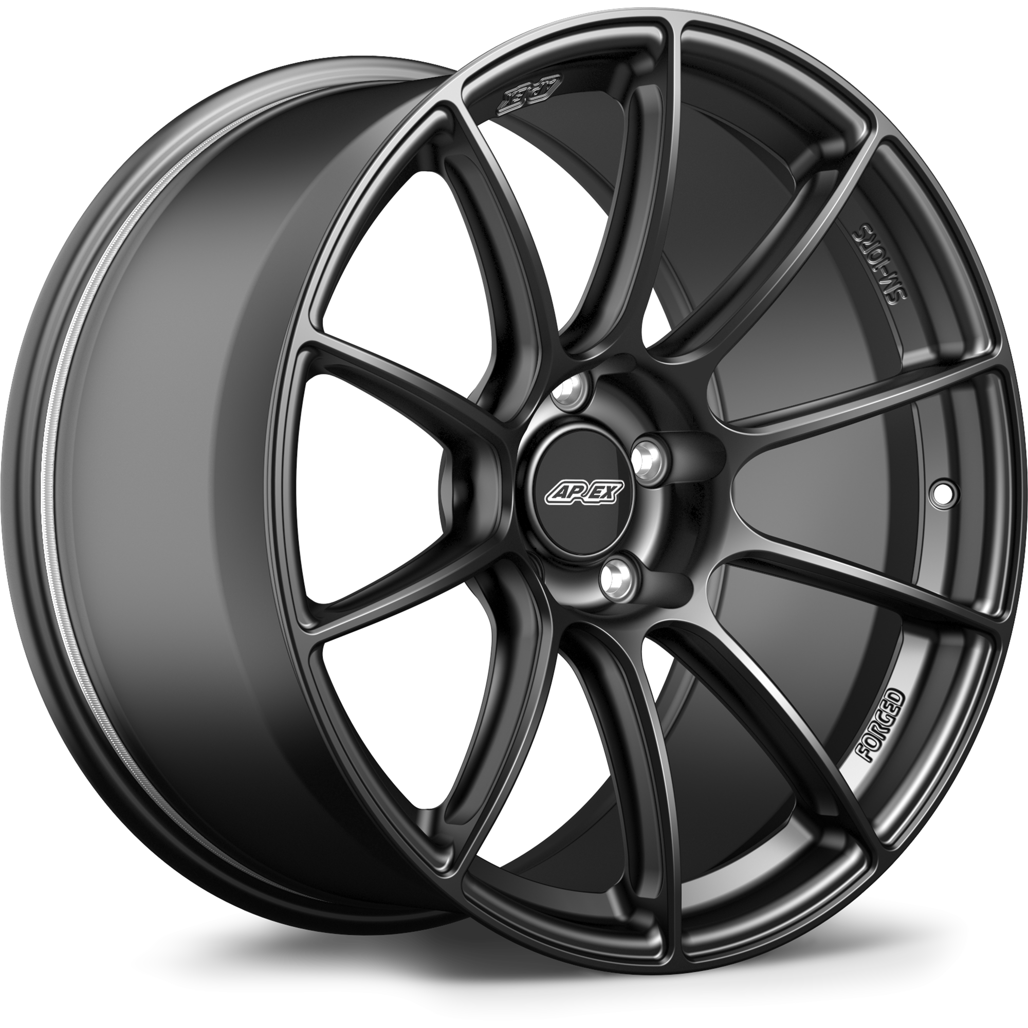 Apex SM-10RS Alloy Wheel 19x12 ET41 5x120 67.1mm CB Satin Black