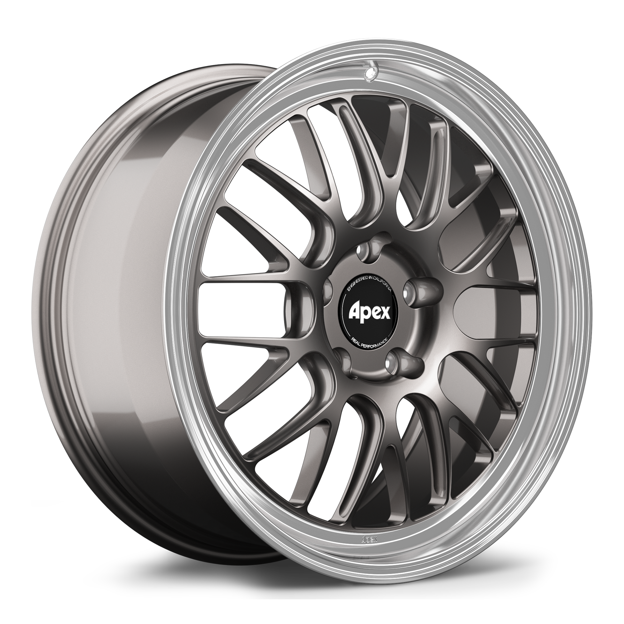 Apex ML-10RT Alloy Wheel 20x9 ET41 5x130 71.6mm CB Anthracite - Machined Lip