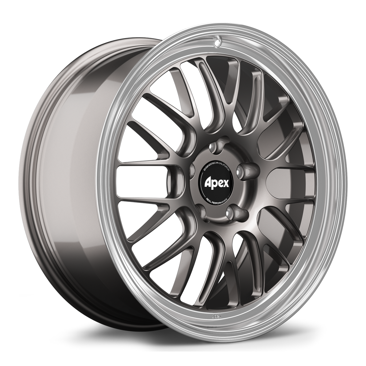 Apex ML-10RT Alloy Wheel 20x9 ET50 5x130 71.6mm CB Anthracite - Machined Lip