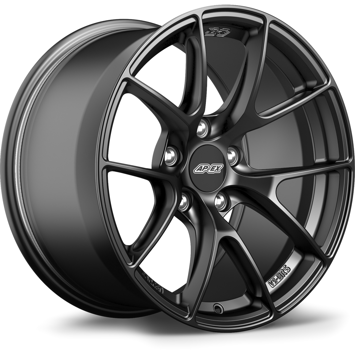 Apex VS-5RS Forged Alloy Wheel 17x9.5 ET35 5x120 Satin Black 72.56mm CB