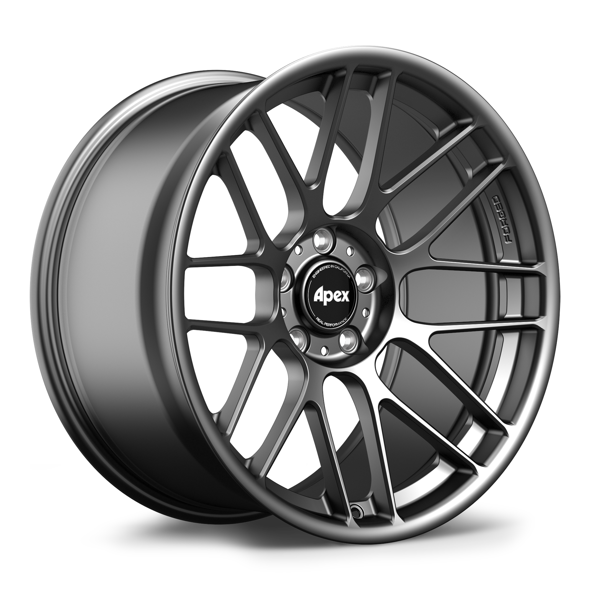 Apex ARC-8RT Forged Alloy Wheel 19x9 ET30 5x120 Satin Black 72.56mm CB