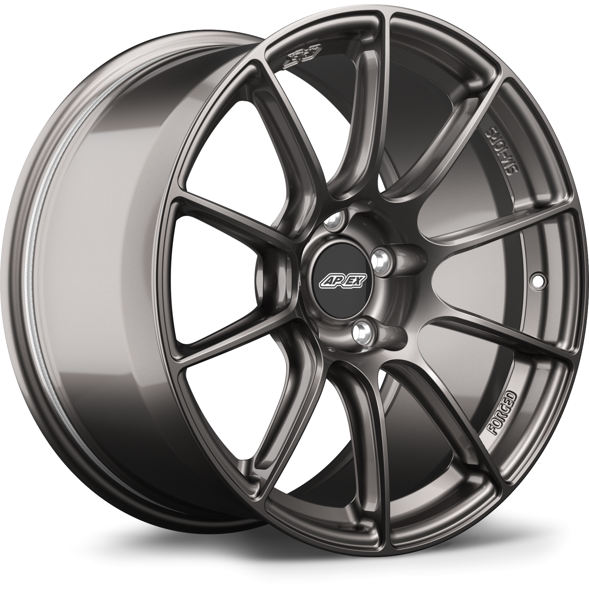 Apex SM-10RS Forged Alloy Wheel 18x10.5 ET44 5x130 Anthracite 71.6mm CB