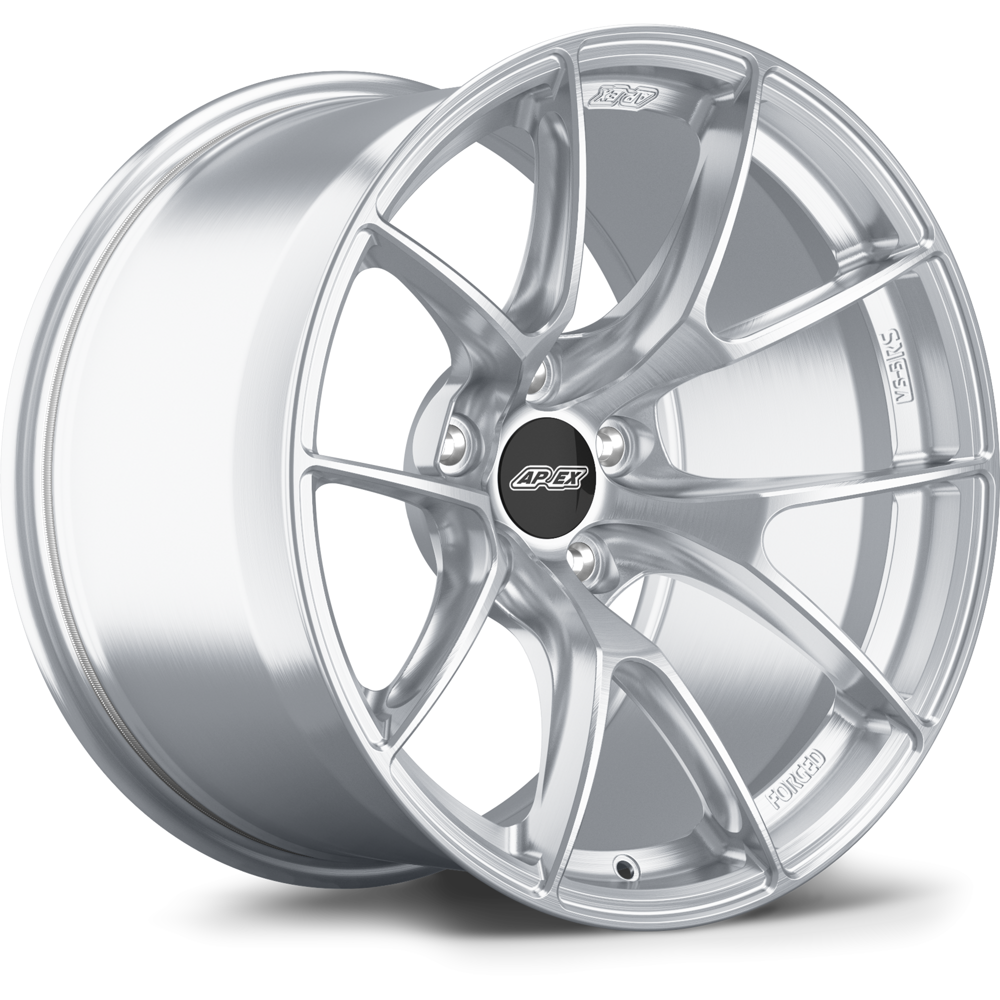 Apex VS-5RS Forged Alloy Wheel 18x10 ET15 5x114.3 Brushed Clear 66.1mm CB