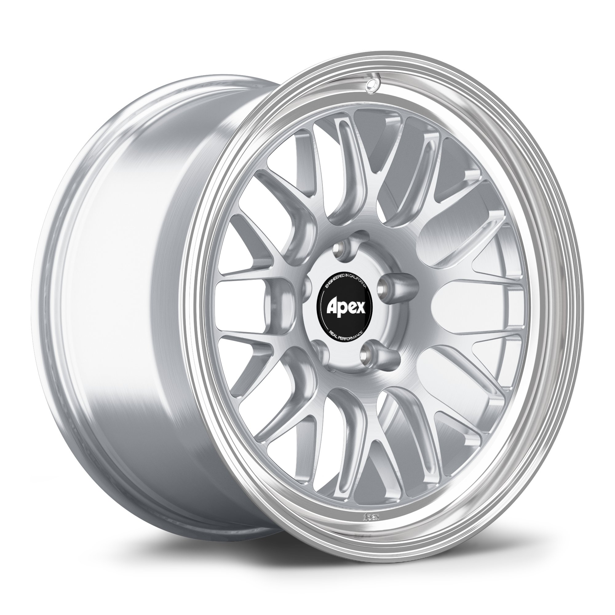 Apex ML-10RT Forged Alloy Wheel 18x9.5 ET22 5x120 Brushed Clear - Machined Lip 72.56mm CB