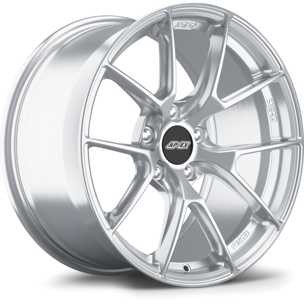 Apex VS-5RS Alloy Wheel 18x11 ET52 5x114.3 70.5mm CB Brushed Clear