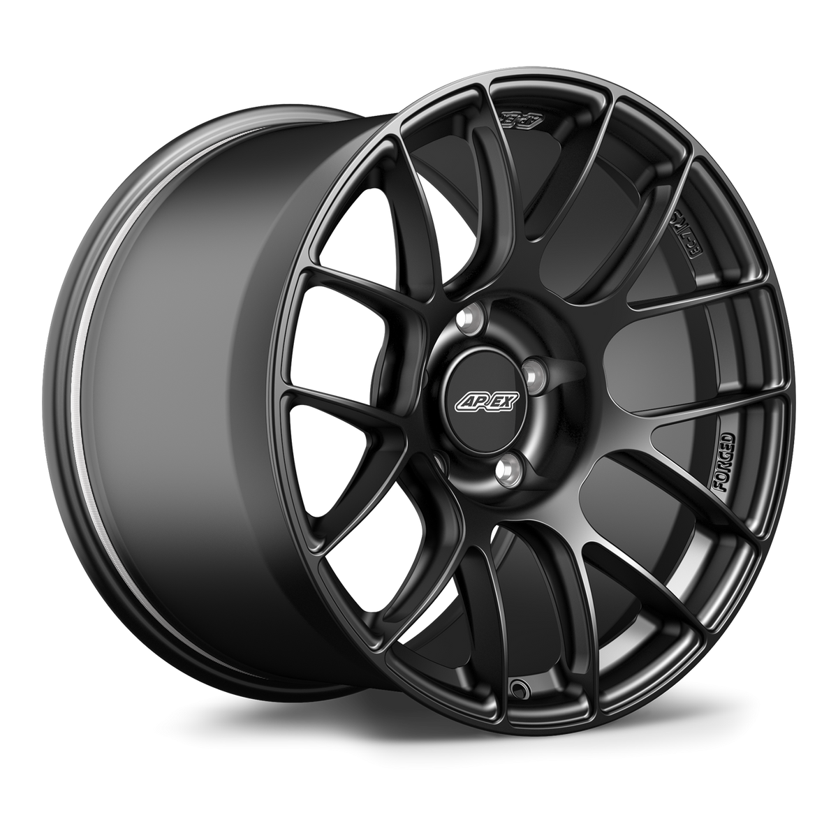 Apex EC-7RS Forged Alloy Wheel 18x11 ET44 5x120 Satin Black 72.56mm CB