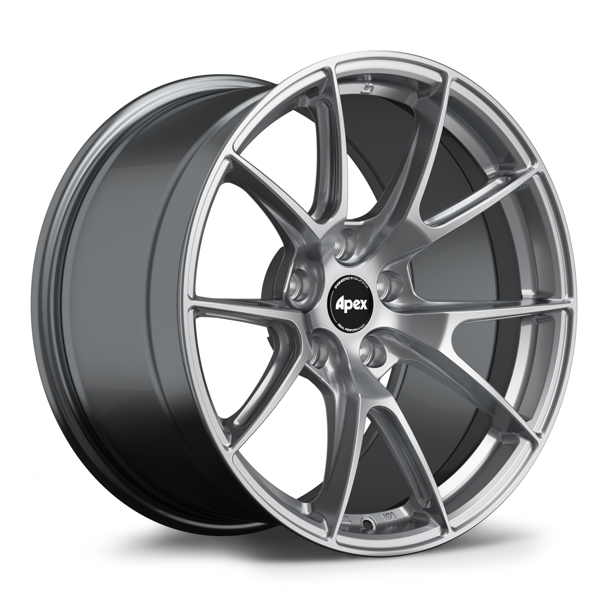 Apex VS-5 Alloy Wheel 18x10.5 ET22 5x114.3 Hyper Black 73.1mm CB