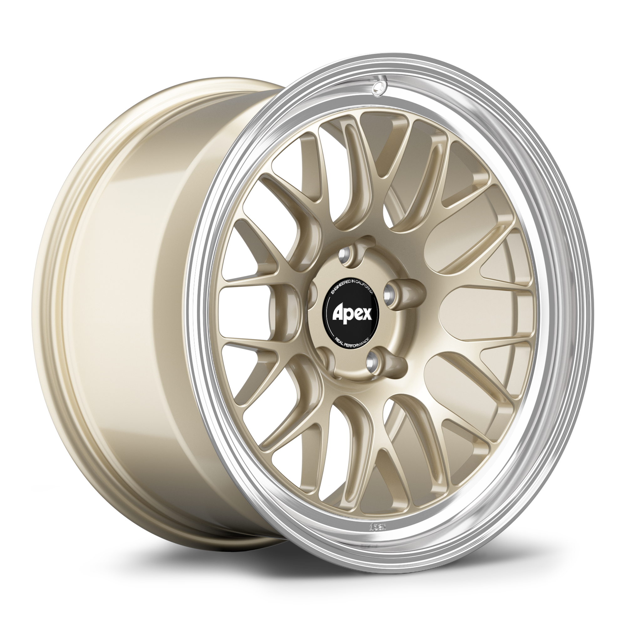 Apex ML-10RT Forged Alloy Wheel 18x9.5 ET22 5x120 Gloss Motorsport Gold - Machined Lip 72.56mm CB
