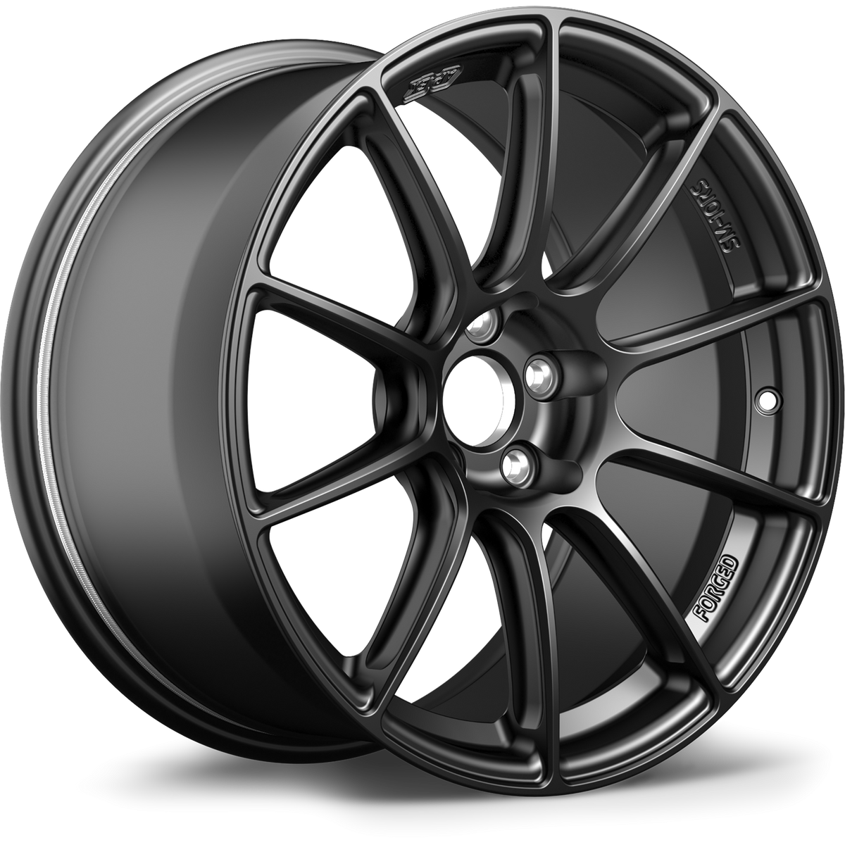 Apex SM-10RS Forged Alloy Wheel 17x9 ET48 5x100 Satin Black 56.1mm CB