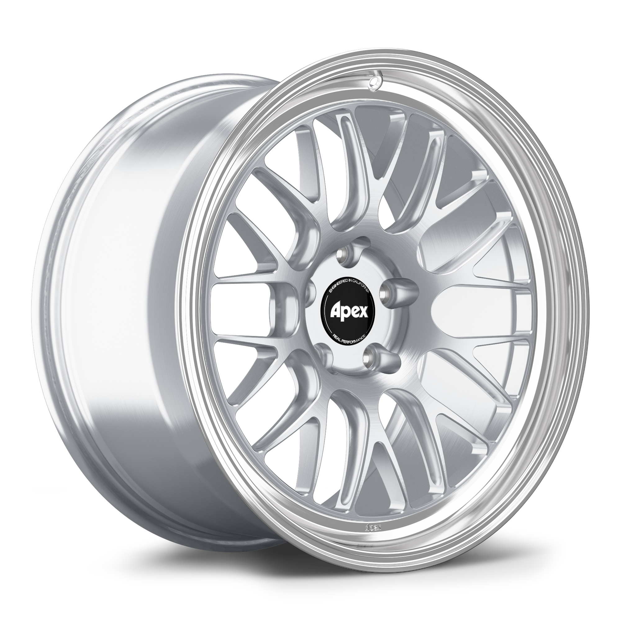 Apex ML-10RT Forged Alloy Wheel 19x11 ET44 5x120 Brushed Clear - Machined Lip 72.56mm CB