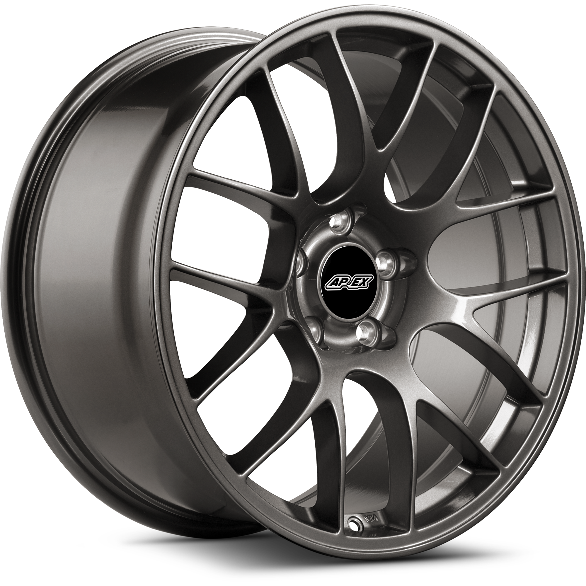 Apex EC-7 Alloy Wheel 19x10 ET40 5x114.3 70.5mm CB Anthracite