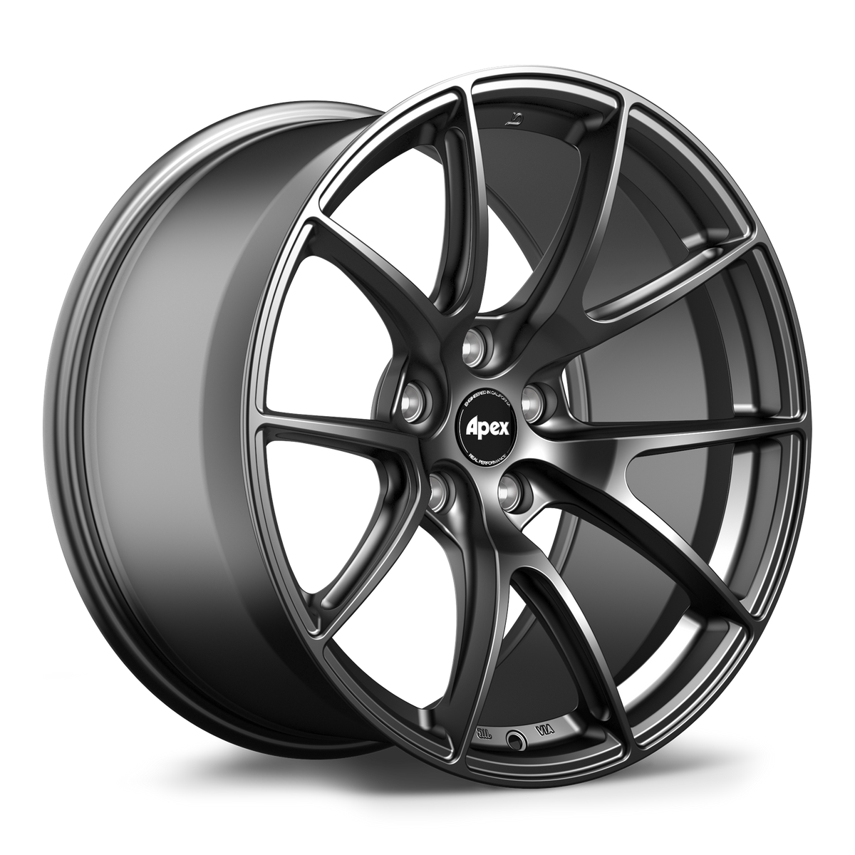Apex VS-5 Alloy Wheel 19x10 ET12 5x112 Satin Black 66.6mm CB
