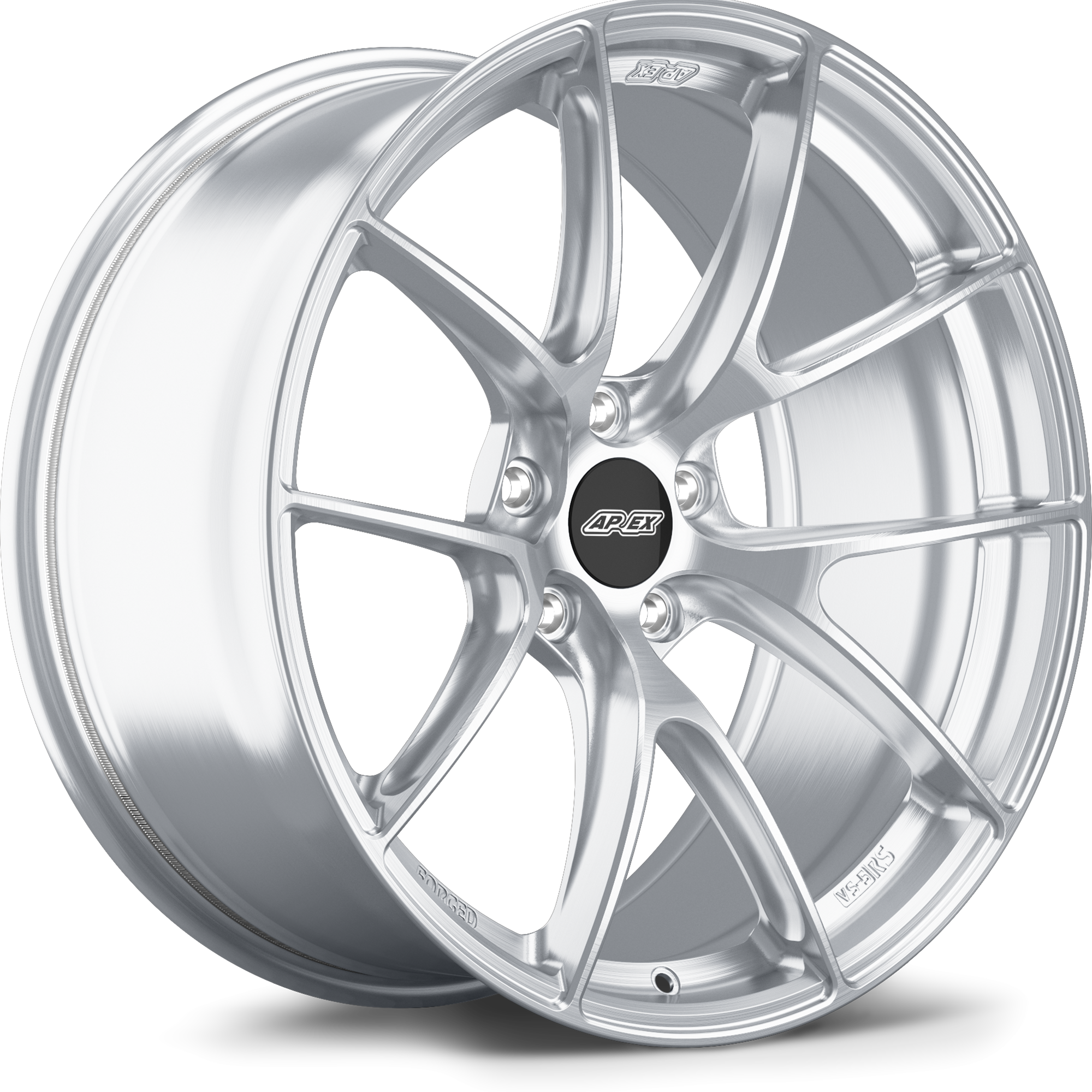 Apex VS-5RS Alloy Wheel 20x11.5 ET48 5x114.3 70.5mm CB Brushed Clear