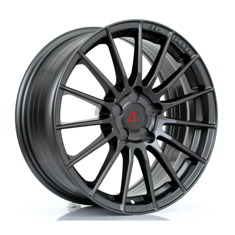 2Forge ZF1 Alloy Wheel 17x7.5 5x118 ET10 TO 51 72.6mm CB Gloss Gunmetal
