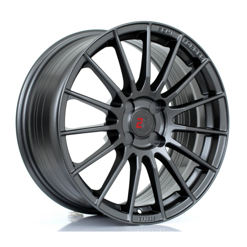 2Forge ZF1 Alloy Wheel 17x8 4x98 ET10 TO 58 72.6mm CB Gloss Gunmetal