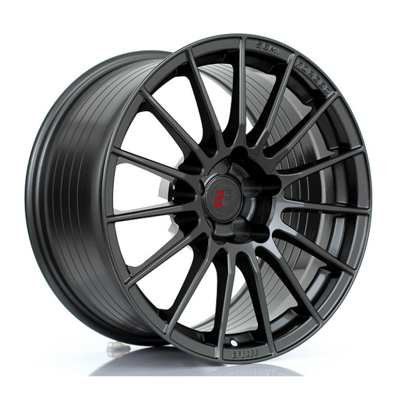 2Forge ZF1 Alloy Wheel 17x9.5 5x108 ET0 TO 45 72.6mm CB Gloss Gunmetal