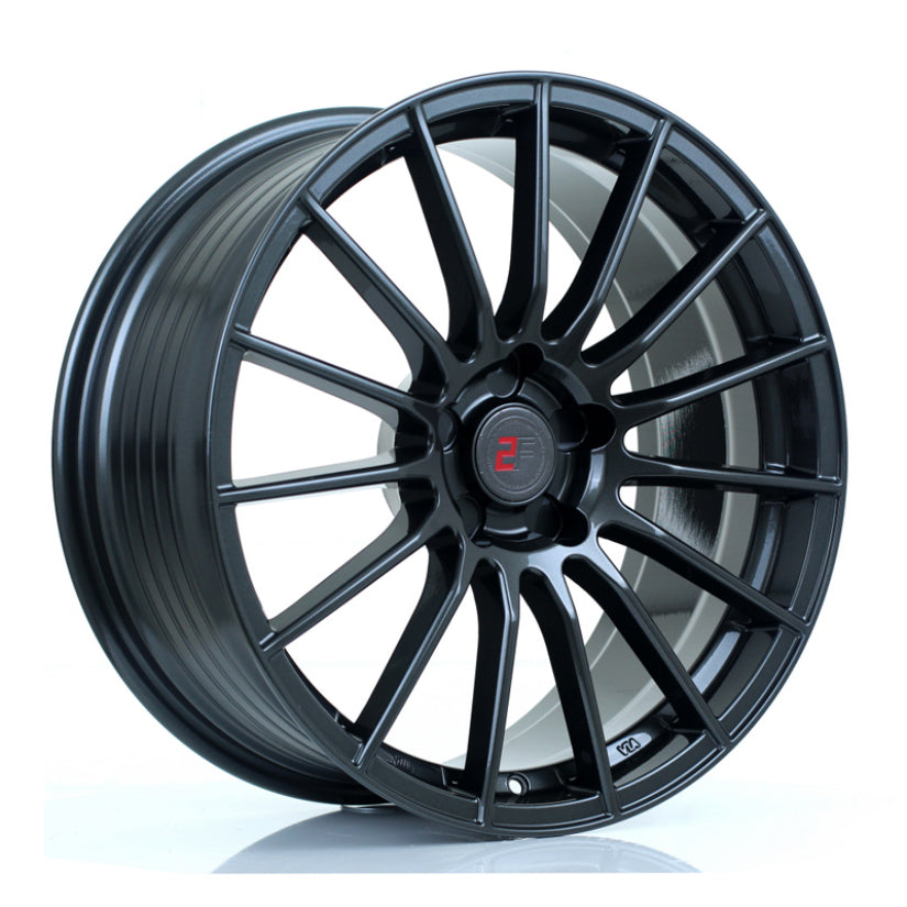 2Forge ZF1 Alloy Wheel 19x8.5 5x100 ET15 TO 45 72.6mm CB Gloss Gunmetal
