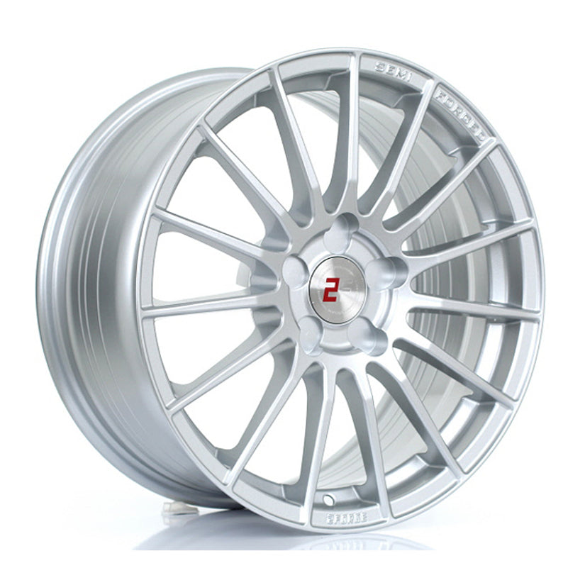 2Forge ZF1 Alloy Wheel 17x7.5 5x100 ET10 TO 51 72.6mm CB Silver