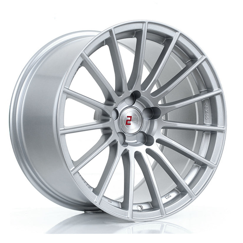 2Forge ZF1 Alloy Wheel 18x10 5x100 ET0 TO 38 72.6mm CB Silver