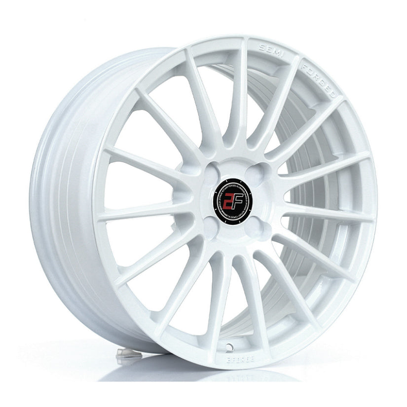 2Forge ZF1 Alloy Wheel 17x7.5 4x114 ET10 TO 51 72.6mm CB White